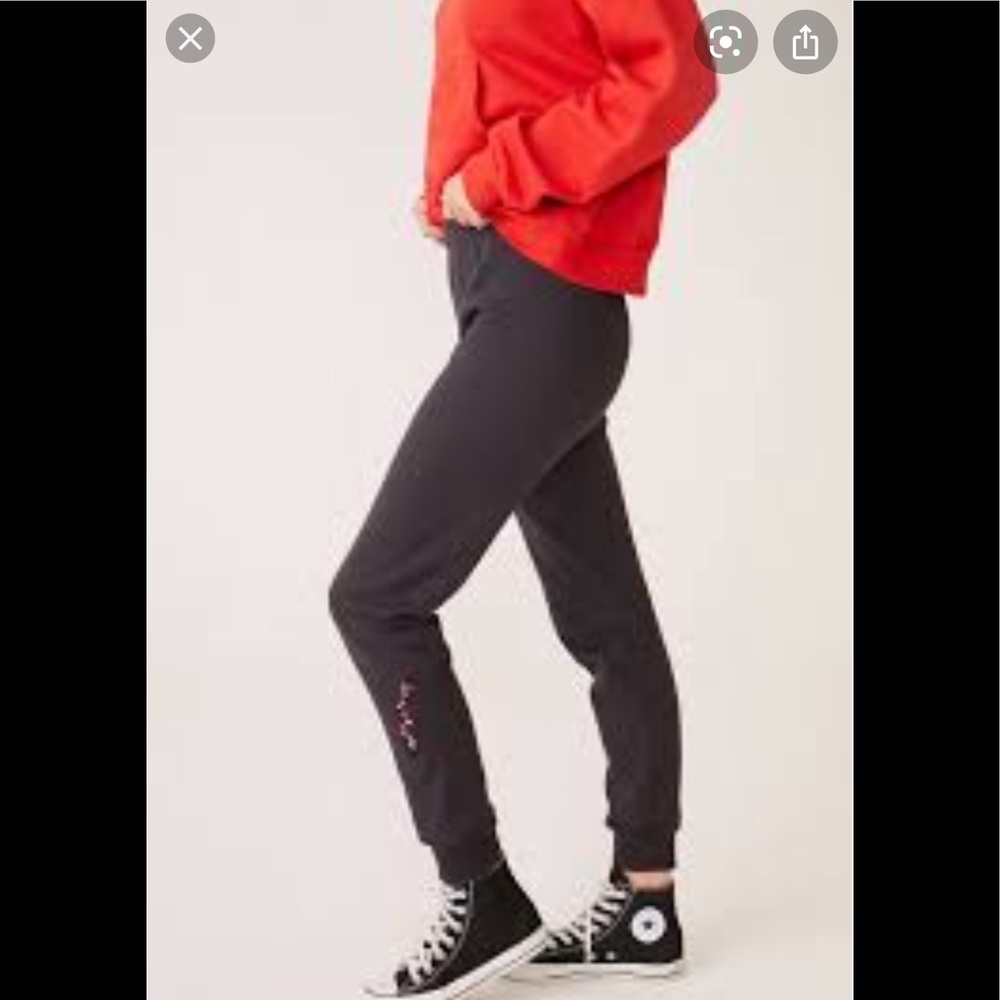 MONROW blue snake joggers